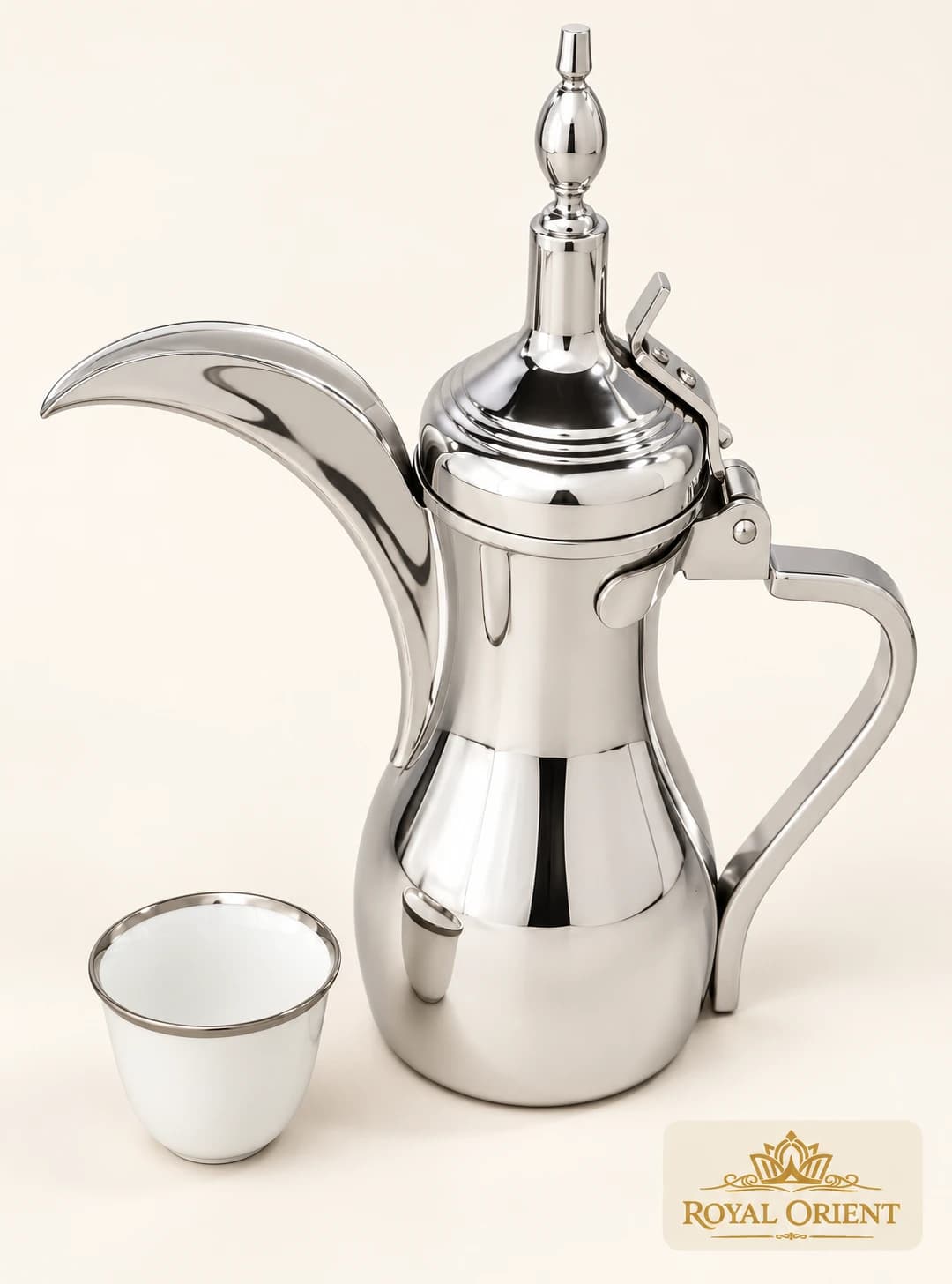 Silver Dallah Coffee Pot