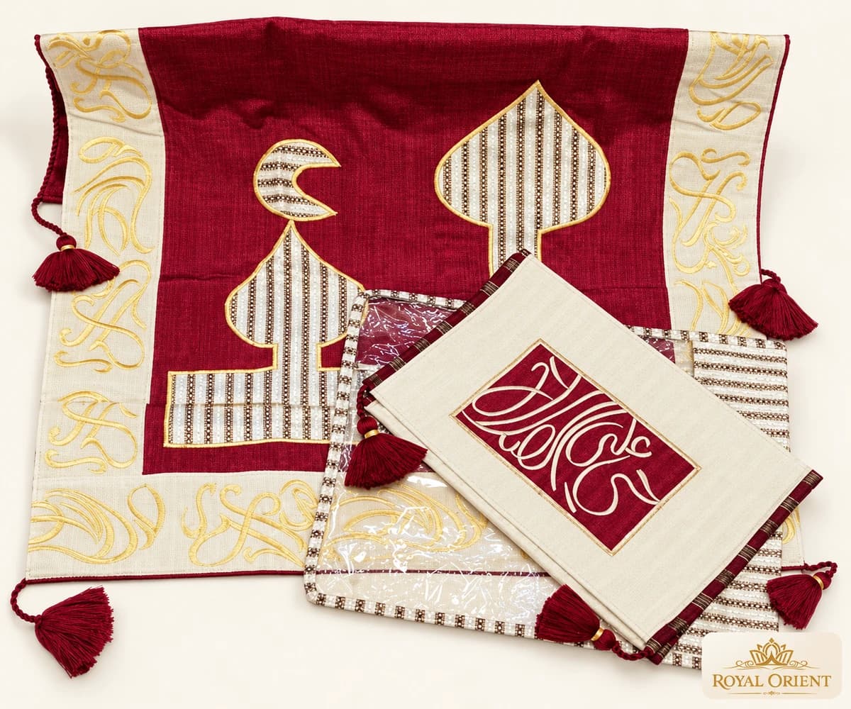 Prayer Mat with Quran Cover